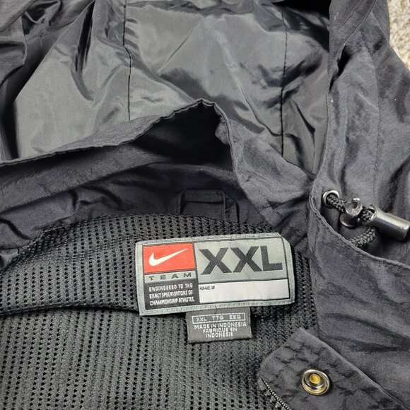 Mizzou Basketball Tigers Jacket Adult 2XL Full Zip Nike Retro Hooded READ - Picture 7 of 11